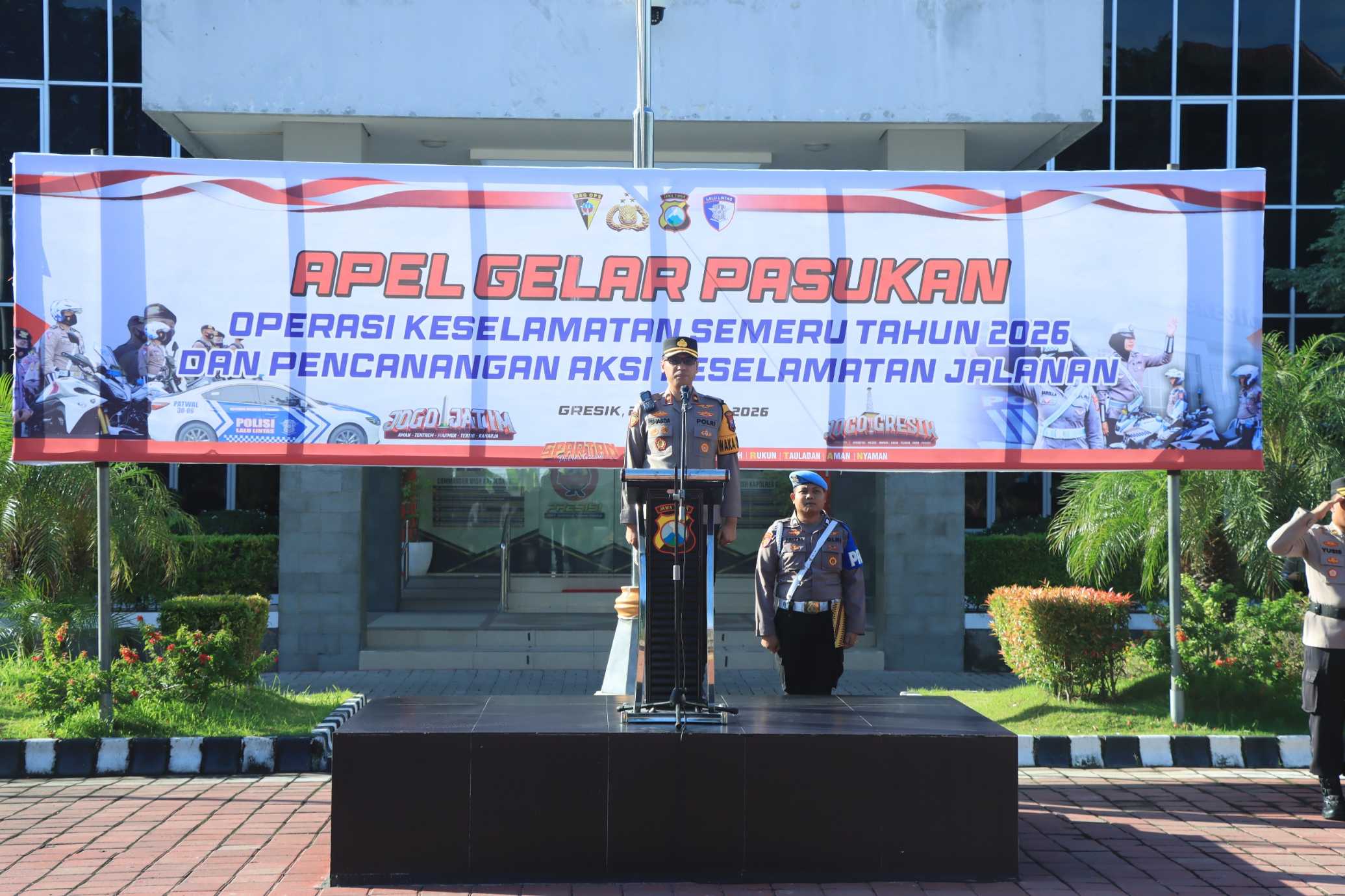 Tekan Angka Kecelakaan, Polres Gresik Gelar Operasi Keselamatan Semeru 2026