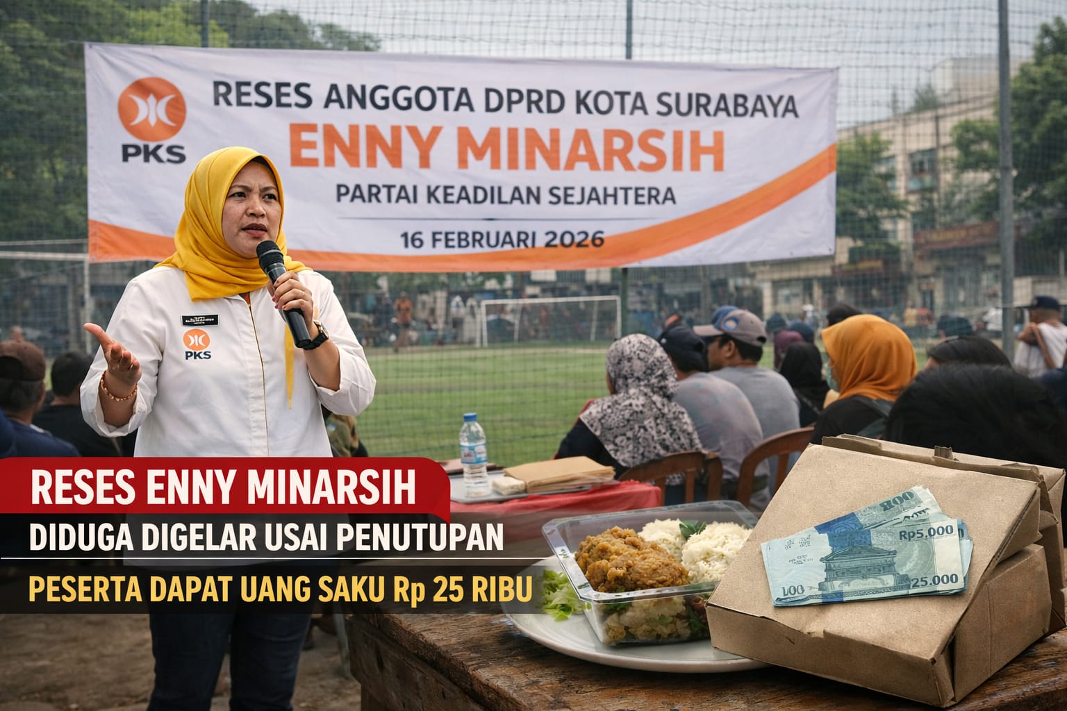 AMI Soroti Dugaan Reses Enny Minarsih Digelar Usai Penutupan, Peserta Diberi Uang Saku Rp25 Ribu Surabaya