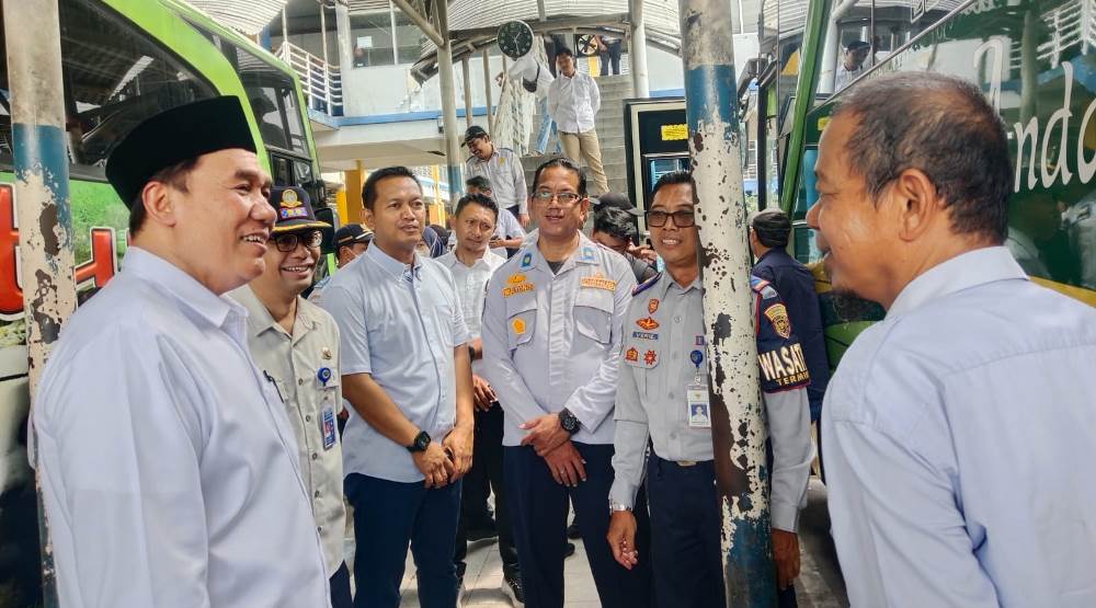 Sidak Terminal Bungurasih, BHS Dorong Modernisasi Sistem Informasi dan Videotron
