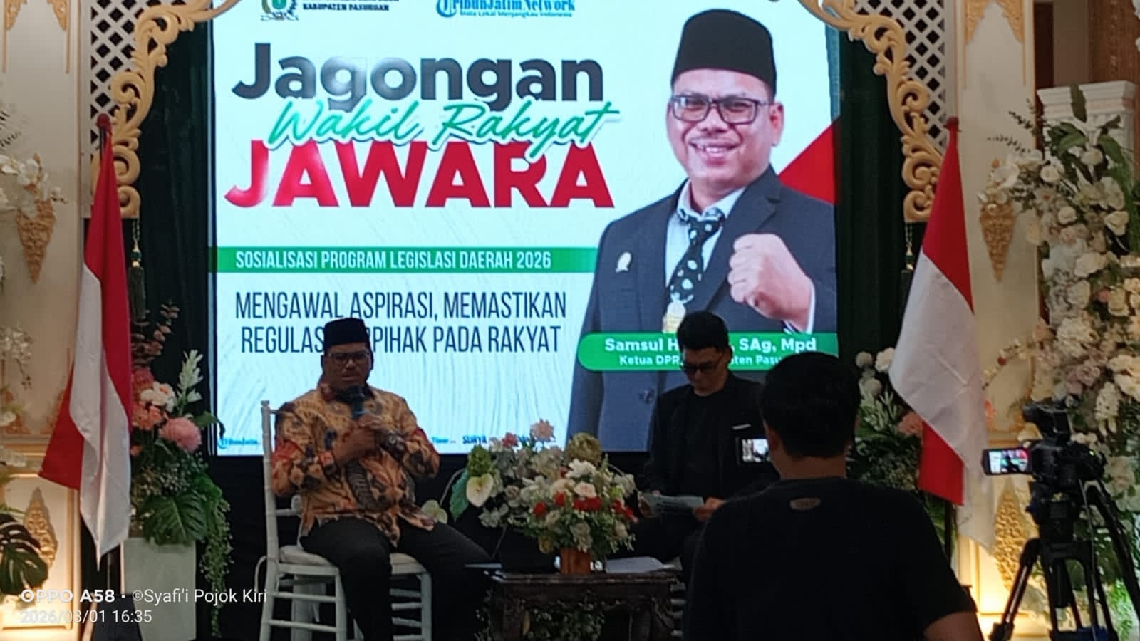 Penanganan Banjir Jadi Topik Hangat dalam Acara “JAWARA” Bersama Ketua DPRD Kabupaten Pasuruan