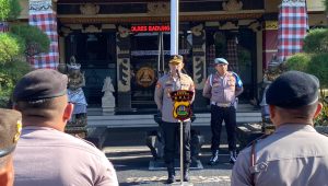 Kapolres Badung Evaluasi Kinerja Anggota, Tekankan Pencegahan Kriminalitas