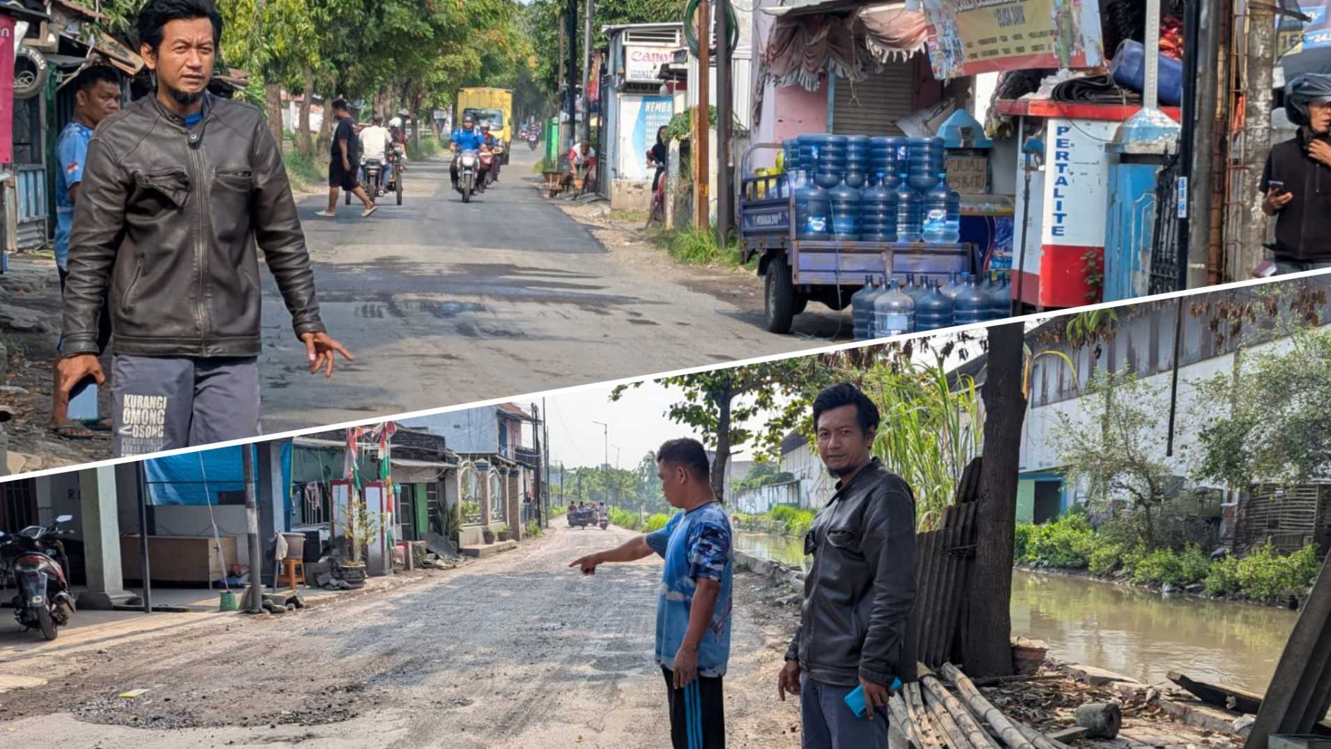 Perbaikan Jalan Rusak di Embong Kali Krian Dikritik, Warga: Baru Sebagian yang Ditambal