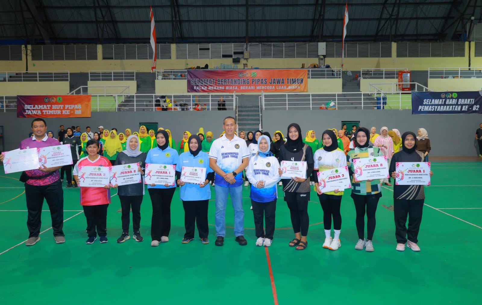 Raih Prestasi Gemilang, Tim PIPAS Korwil Madiun Sabet Juara 1 dan Pemain Terbaik Tenis Meja pada Pekan Olahraga HUT PIPAS ke-22