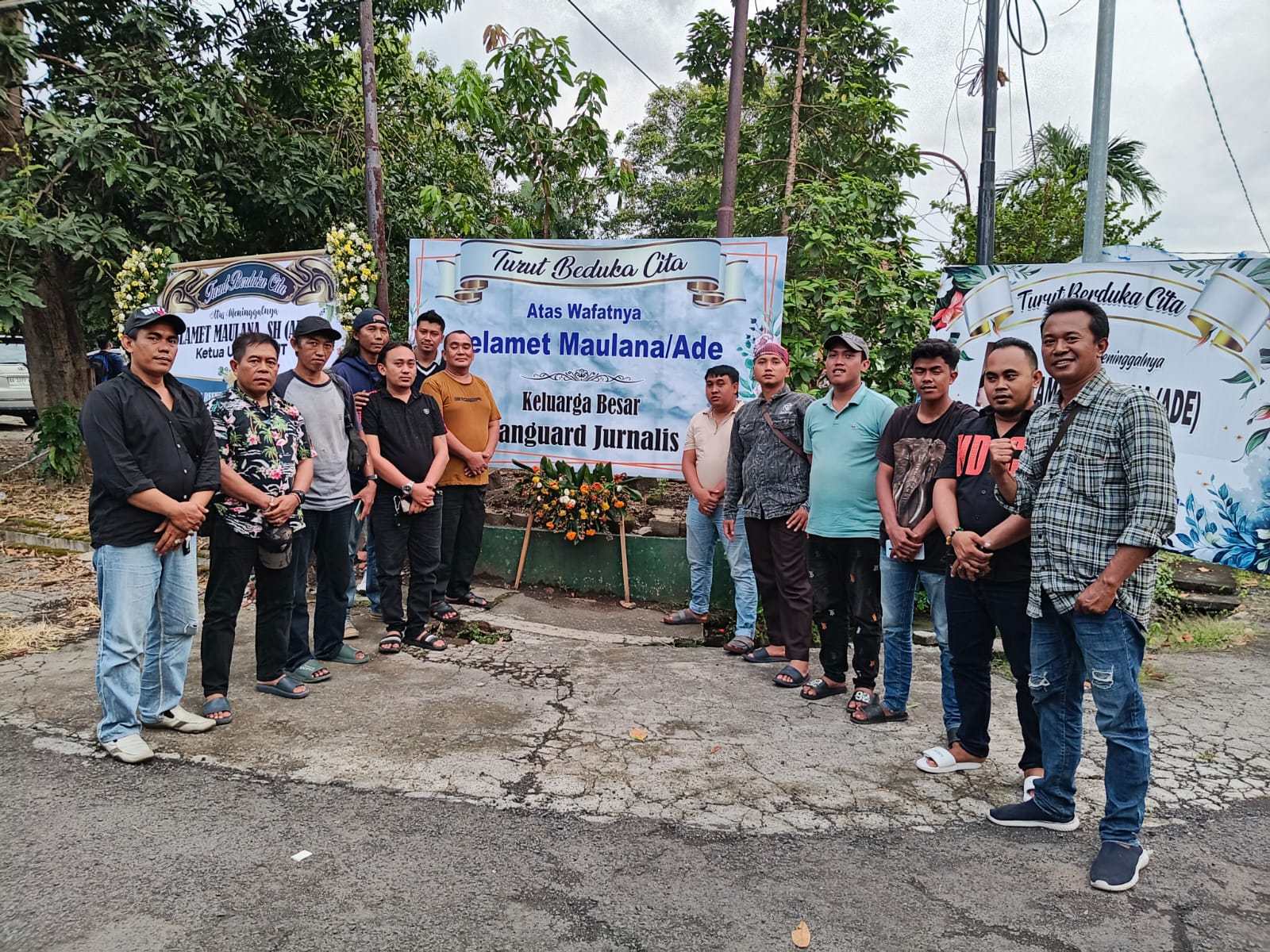 VJB Gelar Takziah untuk Ade Maulana di Surabaya, Ketua KJJT Dikenal Berdedikasi