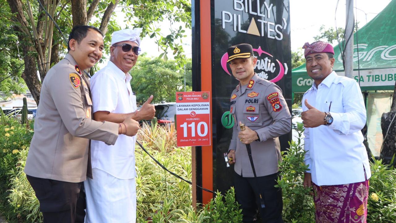 Kapolres Badung Ajak Warga Manfaatkan Layanan 110