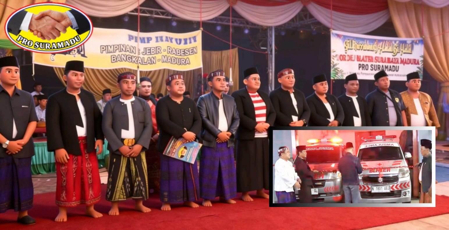 Tradisi Remoh Sandur Kian Solid, Pro Suramadu Serahkan Dua Unit Ambulans Gratis