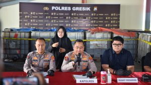 Polres Gresik Ungkap Penimbunan 17 Ribu Liter Solar Subsidi, Satu Tersangka Diamankan