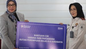 Tingkatkan Layanan Prima, Rutan Perempuan Surabaya Optimalkan Pelayanan Dengan Bantuan CSR Dari BRI KC Surabaya Rajawali