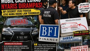 BFI Dilaporkan Polisi, Mobil Lunas Nyaris Dirampas, Fidusia Atas Nama Orang Lain Terbongkar