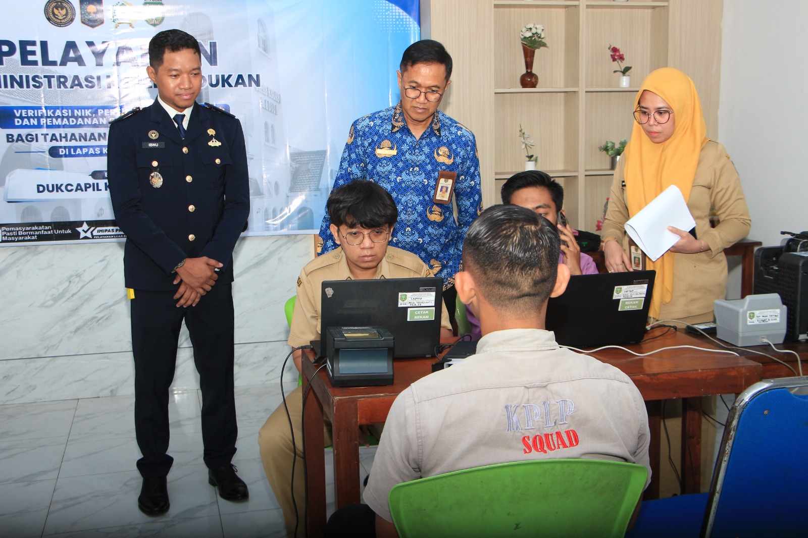 Jamin Hak Administrasi, Lapas I Madiun Laksanakan Perekaman dan Pemadanan NIK bagi Tahanan dan Narapidana