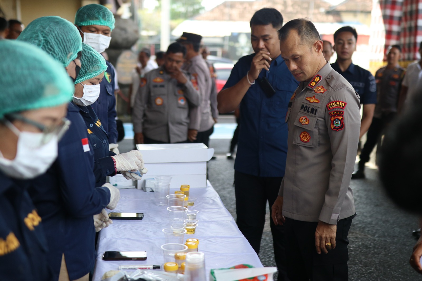 Tak Ada Toleransi, Polres Badung Pastikan Anggota Bersih Dari Narkoba