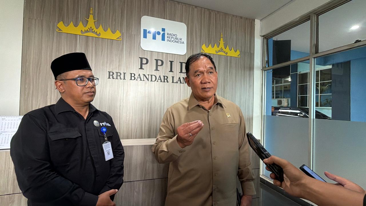 Kunjungi RRI Bandar Lampung, DPR Tekankan Penguatan Informasi Publik Berbasis Digital
