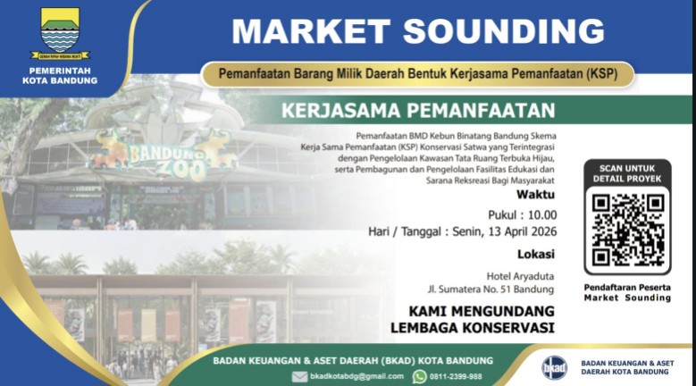 Pemkot Bandung Buka Peluang Kerja Sama Pengelolaan Bandung Zoo Lewat Market Sounding
