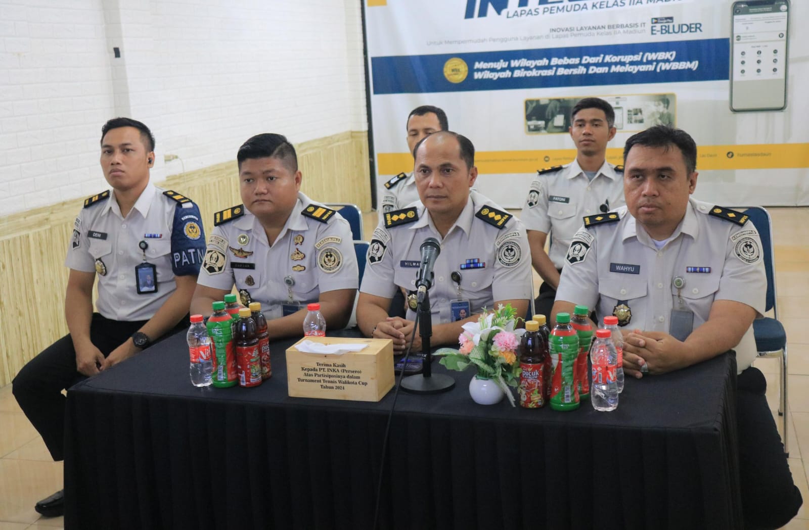 Perkuat Tugas dan Fungsi Pengamanan, Lapas Pemuda Madiun Ikuti Rapat Koordinasi Kanwil Ditjenpas Jatim
