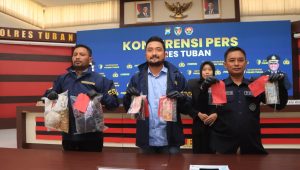 Polres Tuban Ungkap Jaringan Pengedar Uang Palsu 3 Tersangka Diamankan