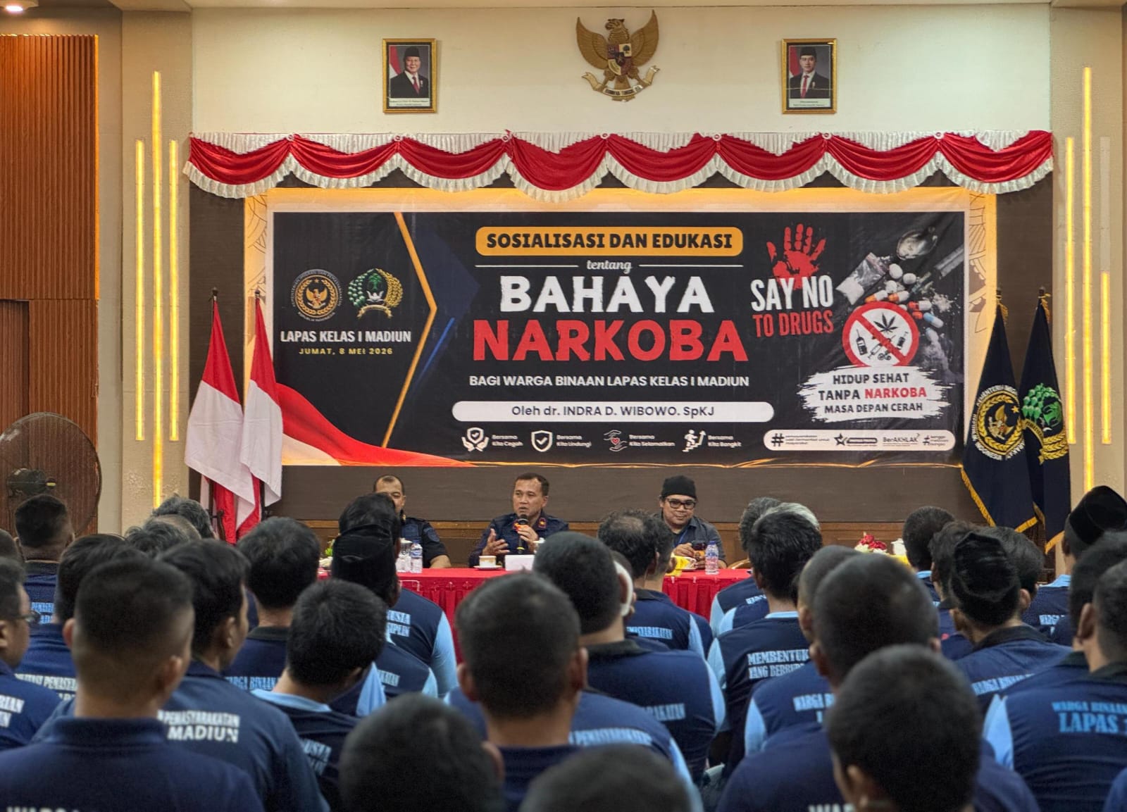 Edukasi Bahaya Narkoba, Lapas I Madiun Bekali Warga Binaan Dengan Pengetahuan Pencegahan Narkoba