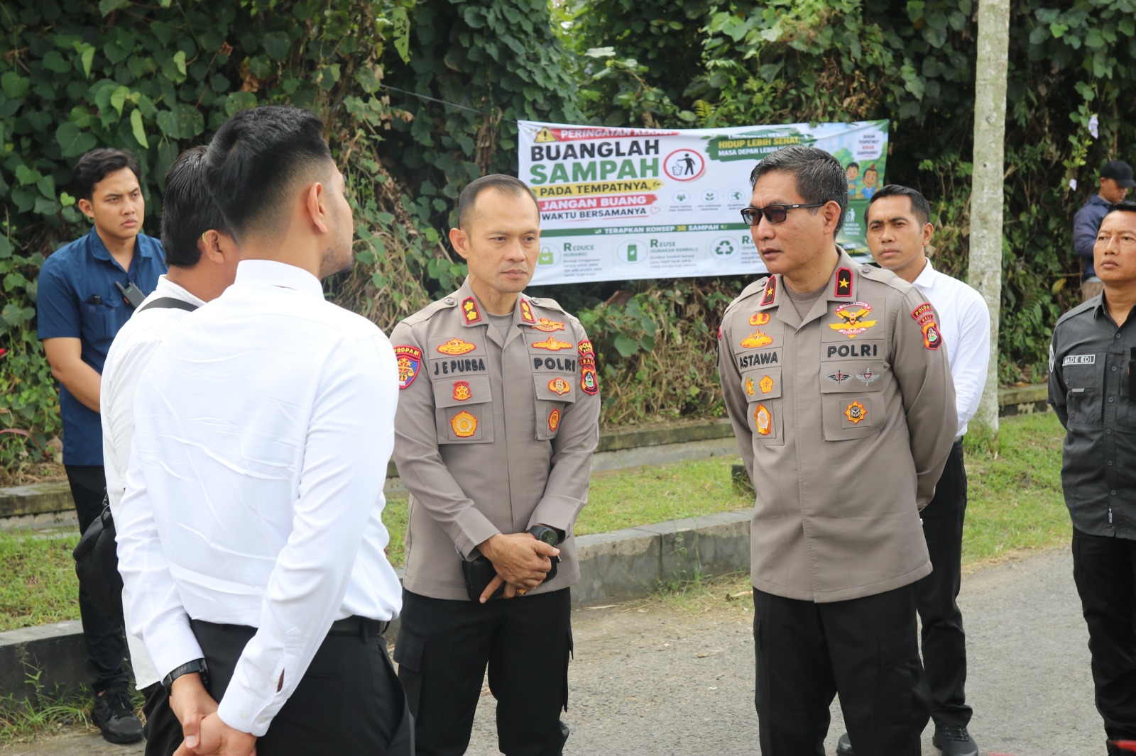 Didampingi Kapolres Badung, Wakapolda Bali dan Tim Labfor Sisir TKP Penemuan Mr. X