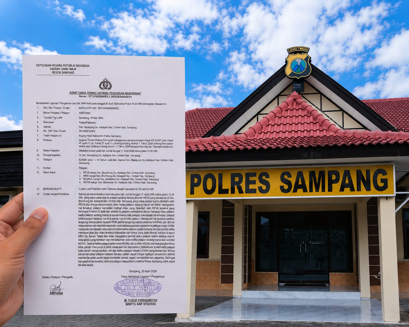 Aliansi Madura Indonesia Kecam Keras Terhadap Mapolres Sampang, Yang Diduga Lamban Dalam Menangani Kasus