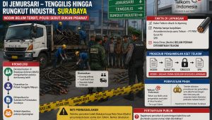 Polrestabes Surabaya Lepas Terduga Pelaku Penarikan Kabel Telkom, Padahal Nodin Disebut Tak Pernah Ada