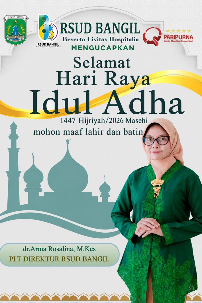 Keluarga Besar RSUD Bangil Mengucapkan Selamat Idul Adha 1447 Hijriyah