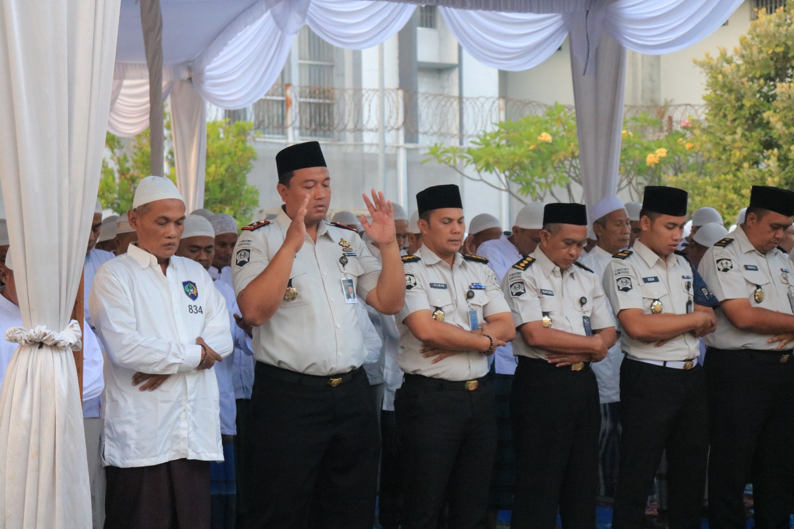 Kebersamaan Idul Adha di Lapas Pemuda Madiun: Sholat Ied Khusyuk, Warga Binaan Senyum Bahagia