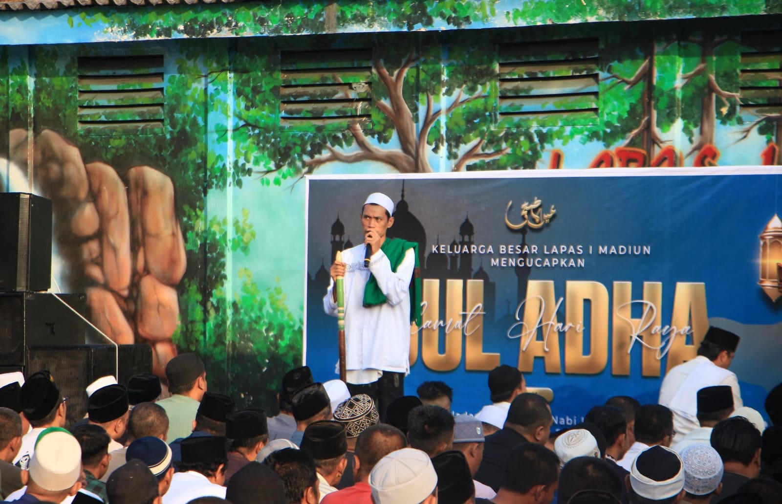 Semarak Hari Raya Idul Adha, Lapas Kelas I Madiun Semarakkan Hari Raya Idul Adha 1447 H dengan Sholat Id Berjamaah