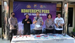 Empat Pemuda Diamankan Satreskrim Polres Pasuruan Kota Terkait Kasus Pengeroyokan di GOR Untung Suropati