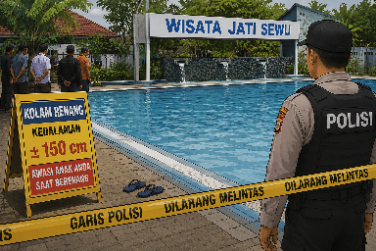 Bocah 6 Tahun Meninggal di Kolam Renang Wisata Jati Sewu, Polisi Lakukan Penyelidikan