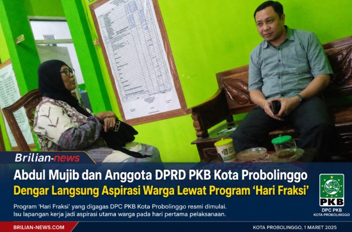 Abdul Mujib Tegaskan Fraksi PKB DPRD Kota Probolinggo Siap Kawal Aspirasi Warga Lewat Program “Hari Fraksi”