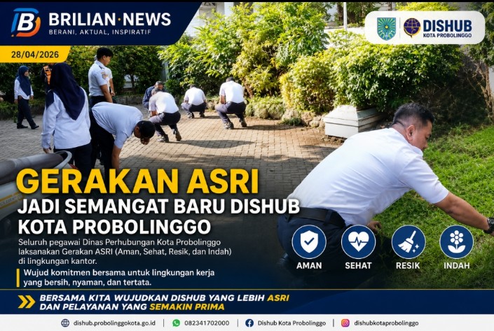 Gerakan ASRI Jadi Semangat Baru Dishub Kota Probolinggo Tingkatkan Pelayanan Publik