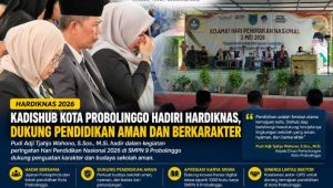 Kadishub Kota Probolinggo Hadiri Hardiknas 2026, Dukung Penguatan Pendidikan Aman dan Berkarakter