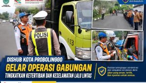 Dishub Kota Probolinggo Tingkatkan Ketertiban Jalan Melalui Razia Gabungan