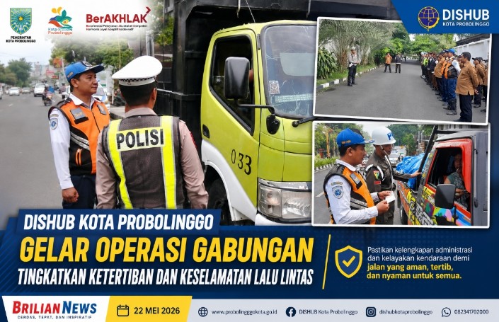 Dishub Kota Probolinggo Tingkatkan Ketertiban Jalan Melalui Razia Gabungan