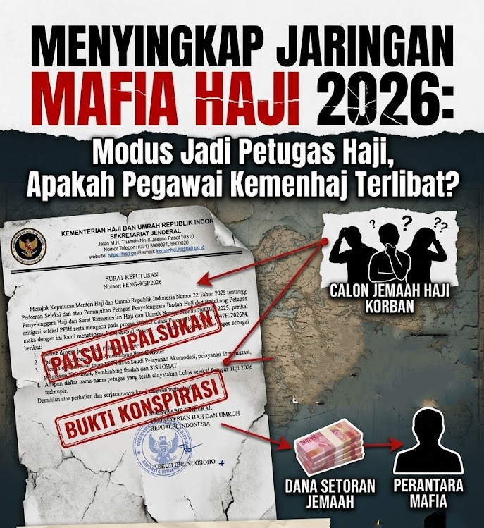 Menyingkap Jaringan Mafia Haji 2026: Modus Jadi Petugas Haji, Apakah Pegawai Kemenhaj Terlibat?