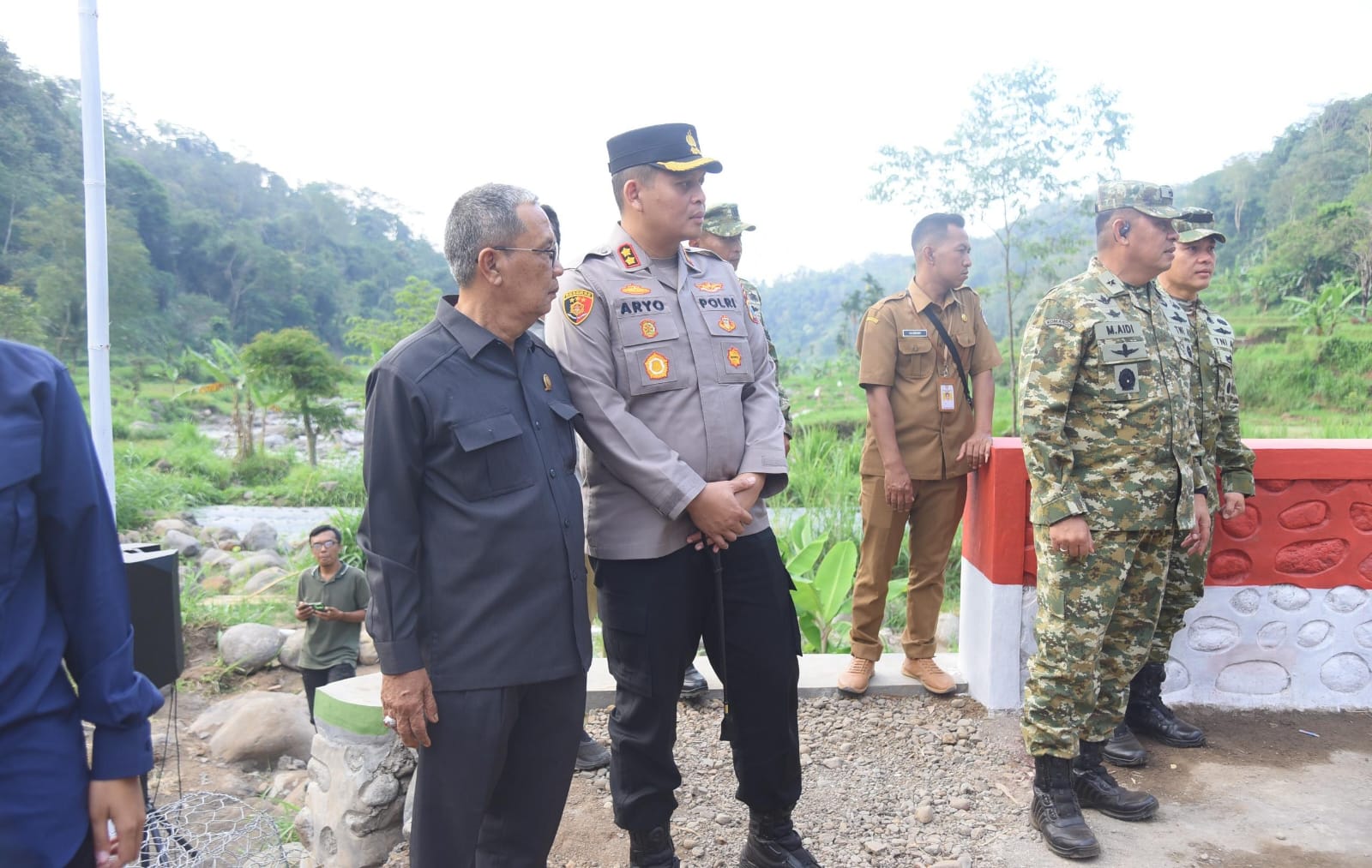 Jembatan Perintis Garuda Resmi Dibuka, Kapolres AKBP Dr. Aryo Dwi Wibowo Sebut Hadirkan Harapan Baru Bagi Warga Pakem