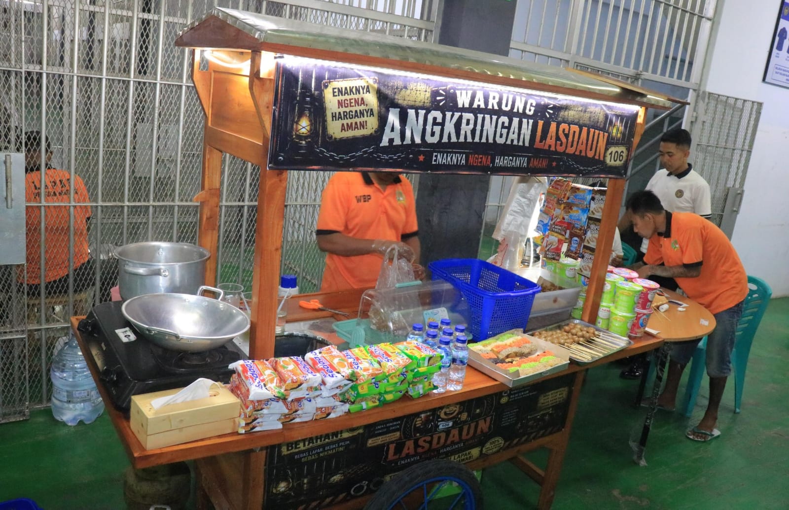 Dari Kuliner hingga Musik, Angkringan Lasdaun 106 Semarakkan Malam Warga Binaan di Blok Brawijaya