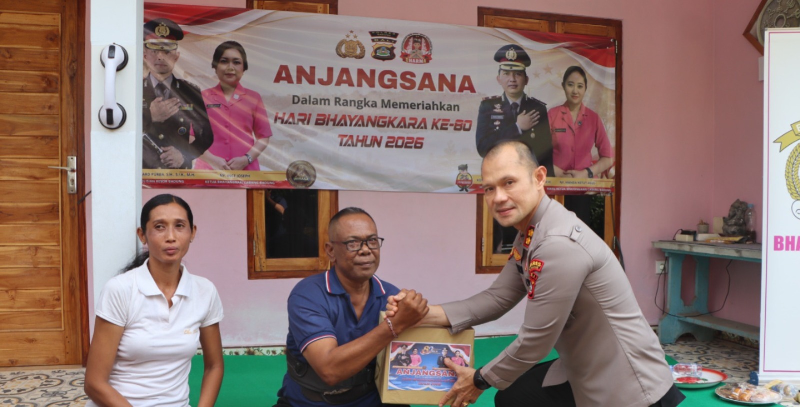 Kapolres Badung Bawa Semangat Bhayangkara Melalui Kunjungan Penuh Empati
