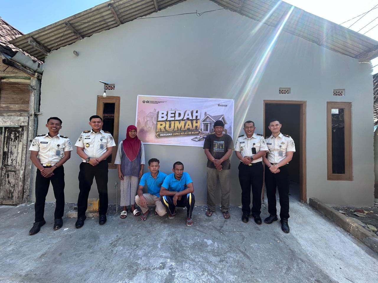 Dari Rumah Tak Layak Menjadi Harapan Baru: Lapas Ngawi dan BAZNAS Hadirkan Perubahan Nyata