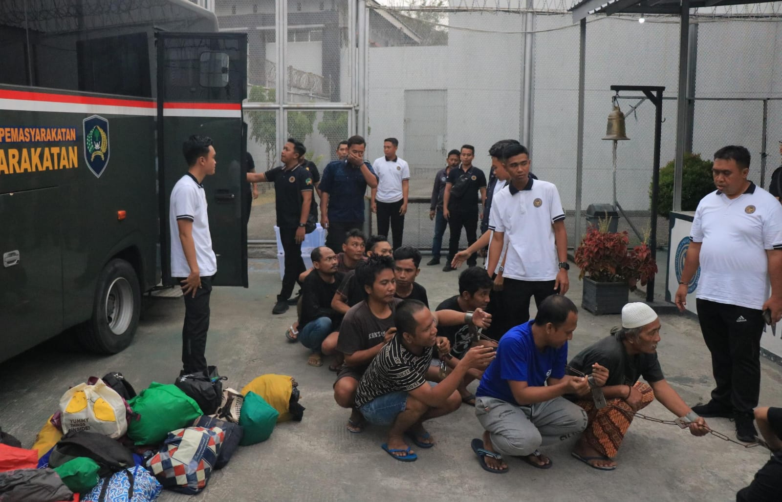 Siap Berikan Pembinaan Lanjutan, Lapas Pemuda Madiun Terima 149 Warga Binaan dari Rutan Surabaya