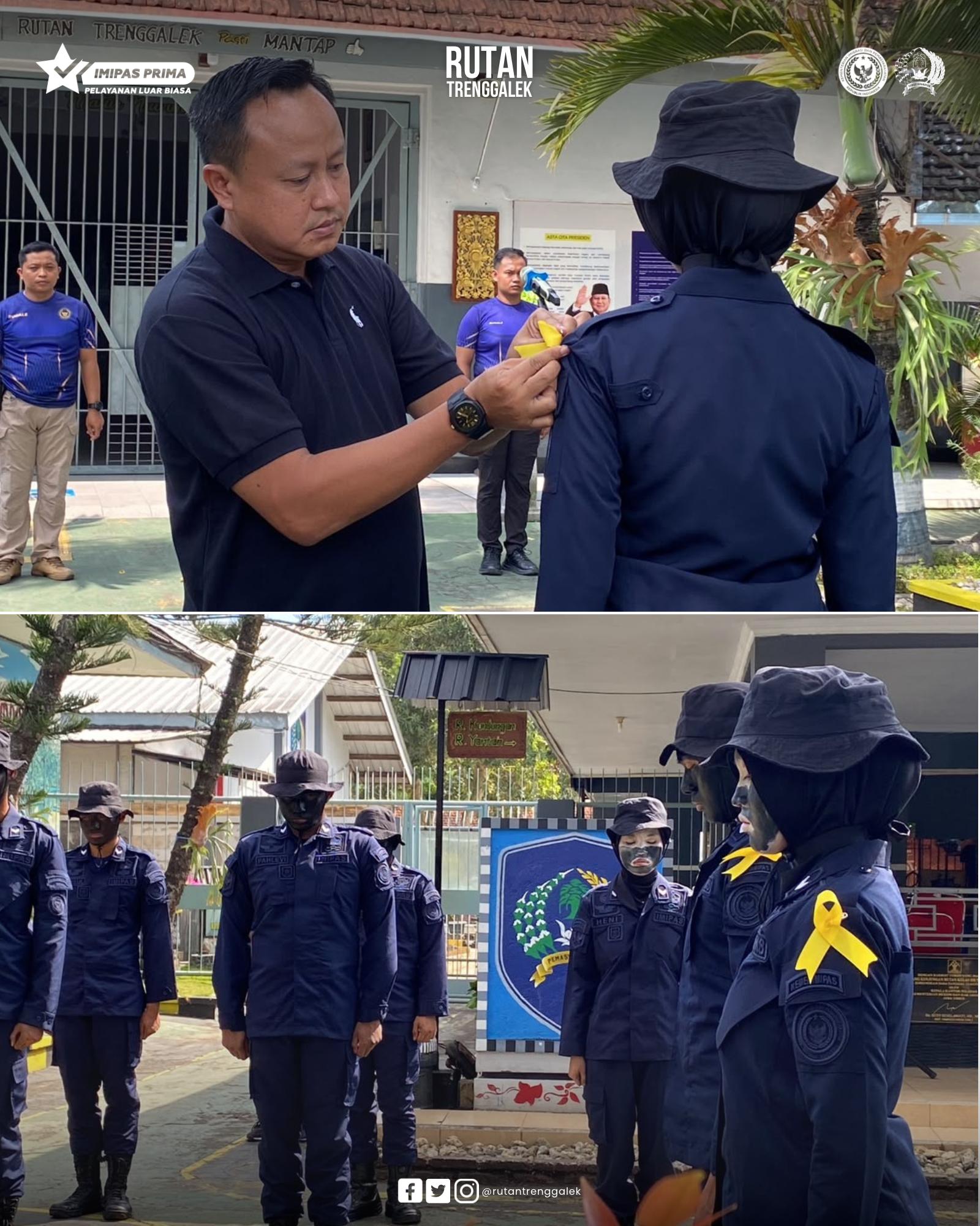 Usai Dilantik Menjadi PNS, Tujuh Pegawai Rutan Trenggalek Tempa Integritas dan Disiplin Melalui Pemberatan