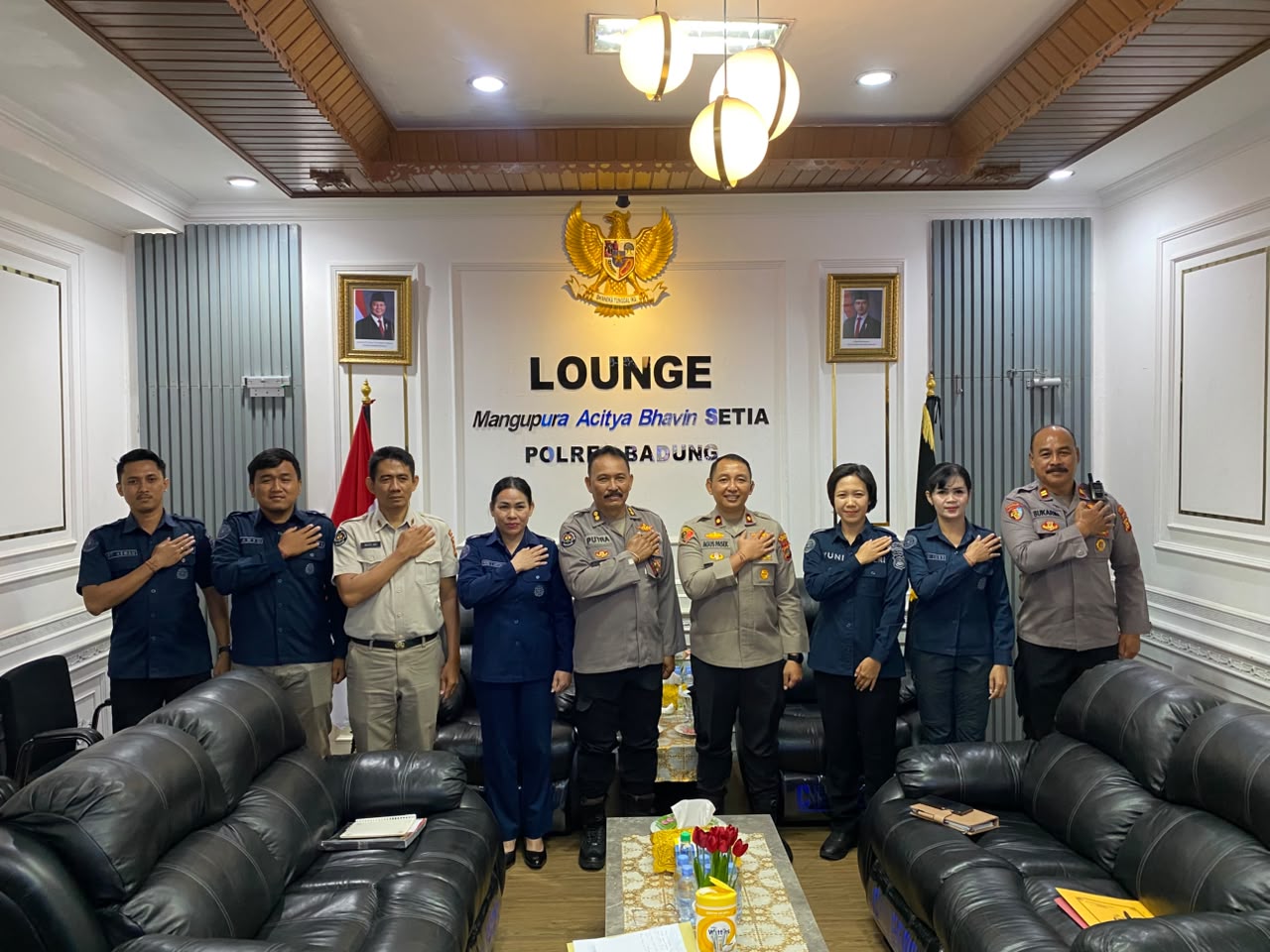 Perkuat Literasi Digital dan Komunikasi Publik, Bidhumas Polda Bali Sambangi Polres Badung