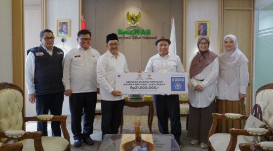 BAZNAS Jabar Salurkan Bantuan Kurban untuk Palestina, Donasi Warga Capai Rp251 Juta
