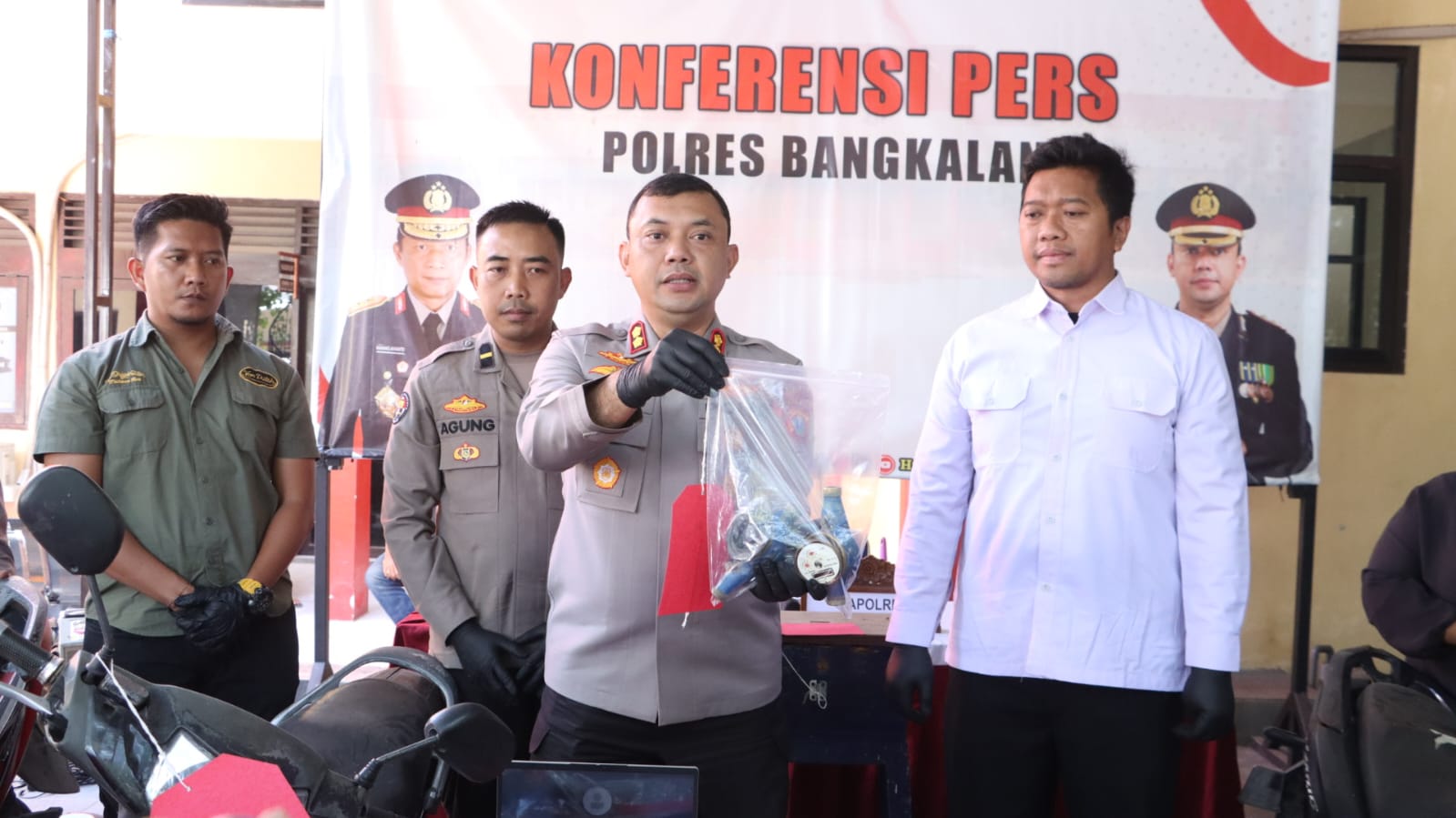 Polres Bangkalan Bongkar 16 Kasus Pencurian Dalam Dua Bulan, 20 Tersangka Ditangkap