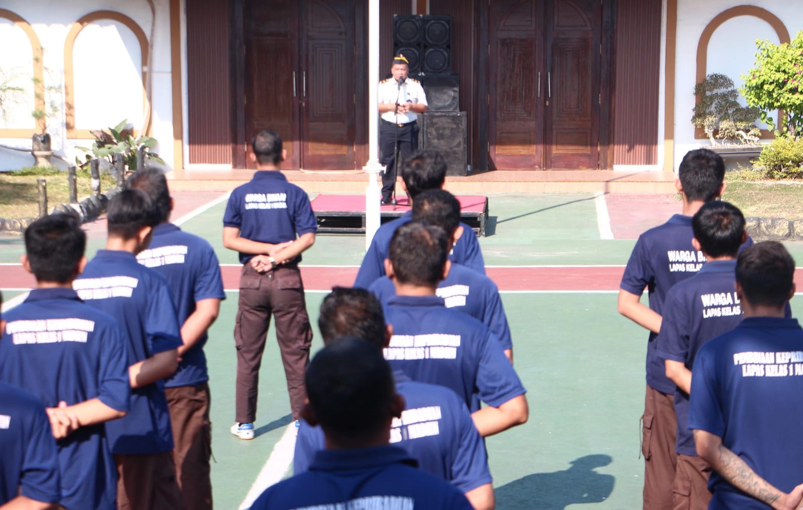 Tumbuhkan Kedisiplinan Sebagai Fondasi Pembinaan, Kasi BimKemasy Ajak Warga Binaan Jadikan Disiplin sebagai Budaya dalam Kehidupan Sehari-hari