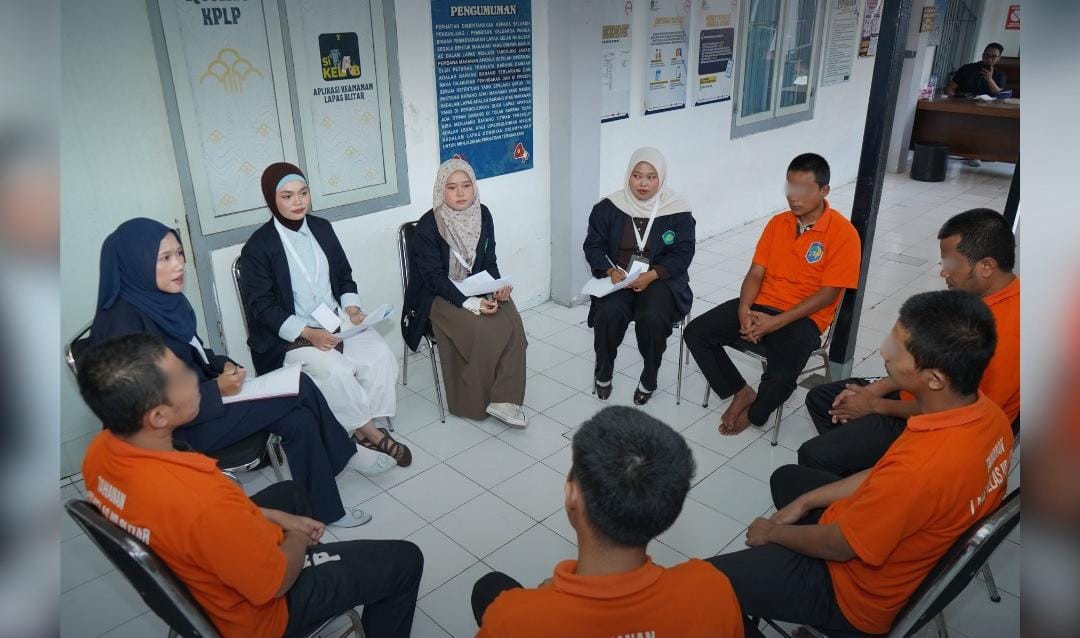 Mahasiswa UIN Maulana Malik Ibrahim Malang Berikan Konseling bagi Warga Binaan Lapas Blitar