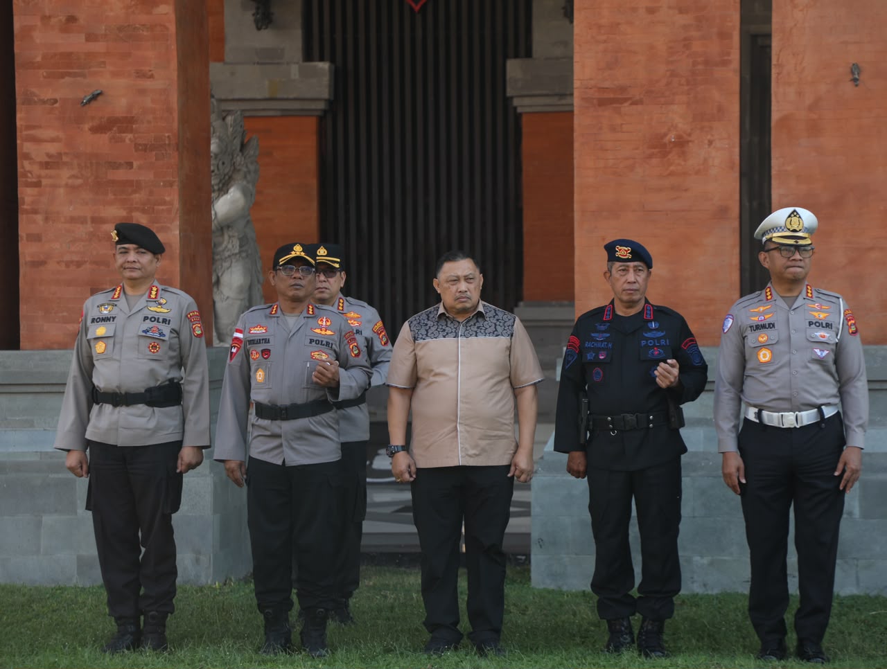 Polda Bali Gelar Apel Kesiapan Pengamanan Kunjungan Kerja Presiden Republik Indonesia di Provinsi Bali