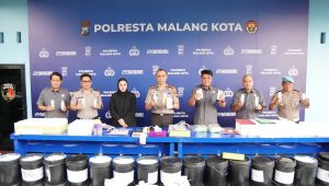 Polresta Malang Kota Bongkar Peredaran Kosmetik Ilegal Omzet Tembus Rp100 Juta
