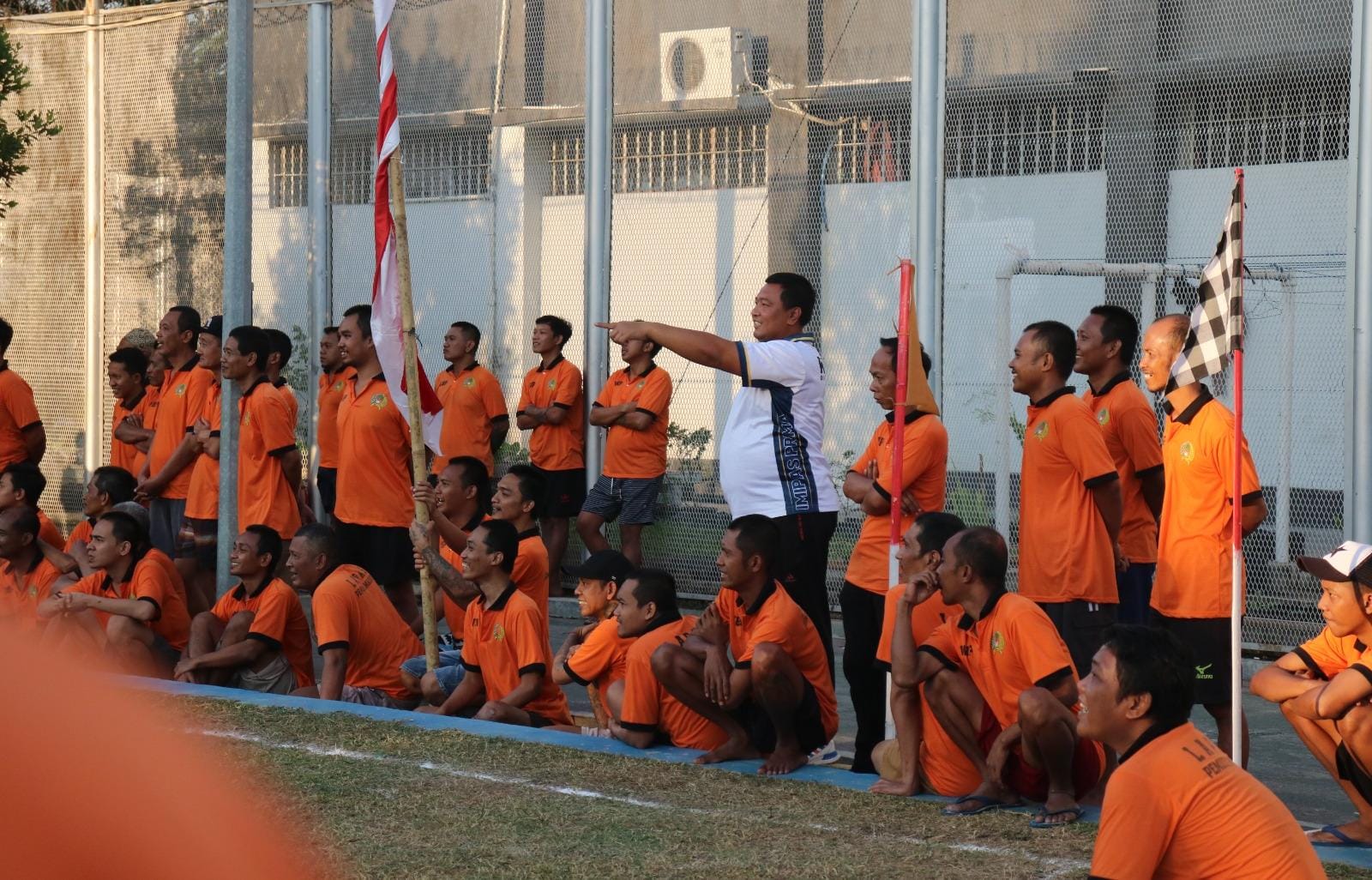 Semarak HUT RI ke-81, Turnamen Futsal Antar Blok Hunian Pererat Kebersamaan Warga Binaan