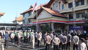Wakapolres Badung Warning Personel, Jangan Terlibat Judol dan Bijak Gunakan Medsos