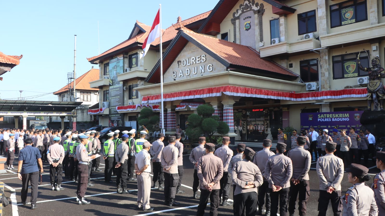 Wakapolres Badung Warning Personel, Jangan Terlibat Judol dan Bijak Gunakan Medsos